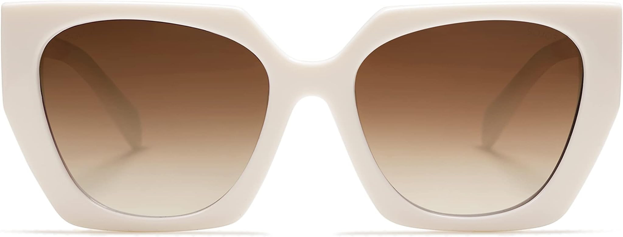 SOJOS Retro Polarized Oversized Sunglasses Womens Big Square Vintage Designer Sunnies SJ2205 | Amazon (US)