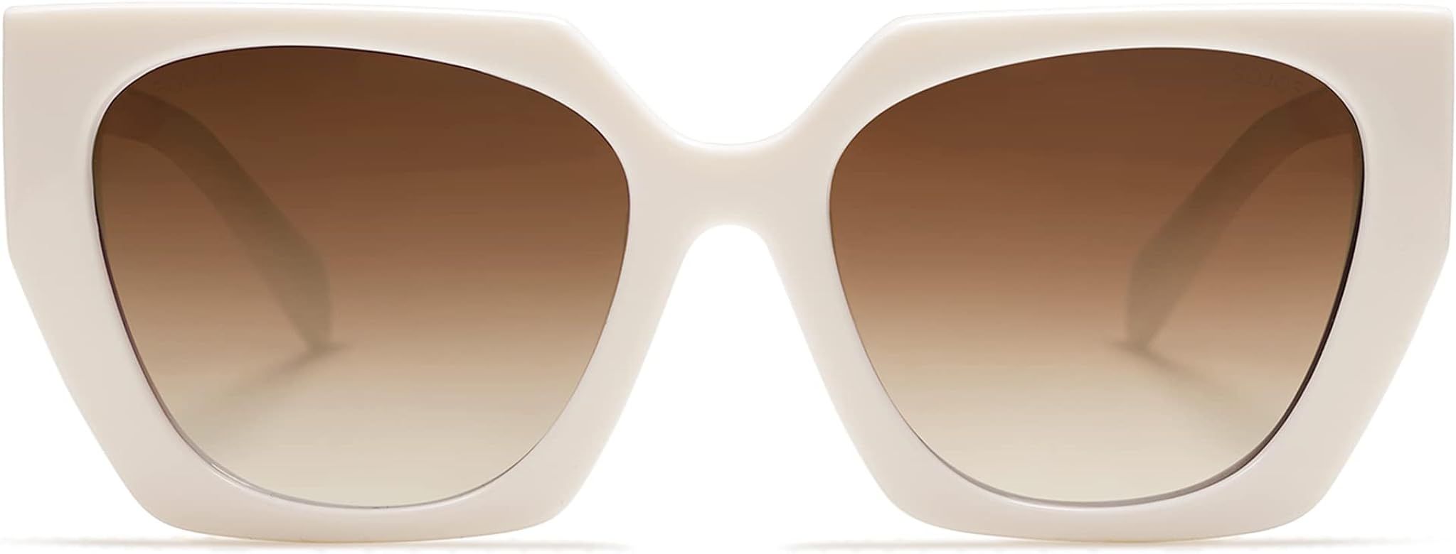 SOJOS Retro Trendy Oversized Polarized Sunglasses for Women and Men | Amazon (US)
