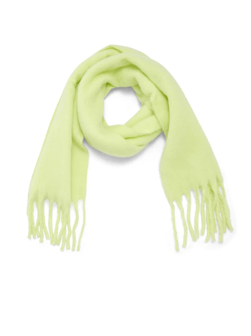 No Boundaries Women's Solid Scarf, Weld Yellow | Walmart (US)