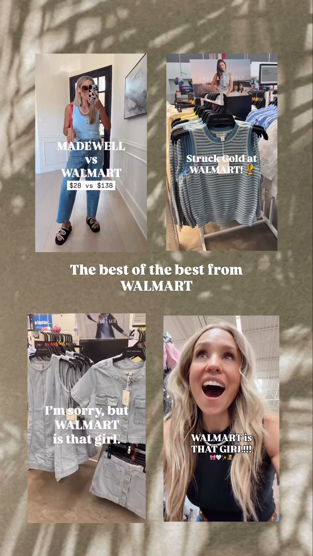 The BEST of the best items from Walmart all in one place! 🫣✨🔗🙌🏼👀😭 



#LTKgrwm #LTKootd #LTKmomlife