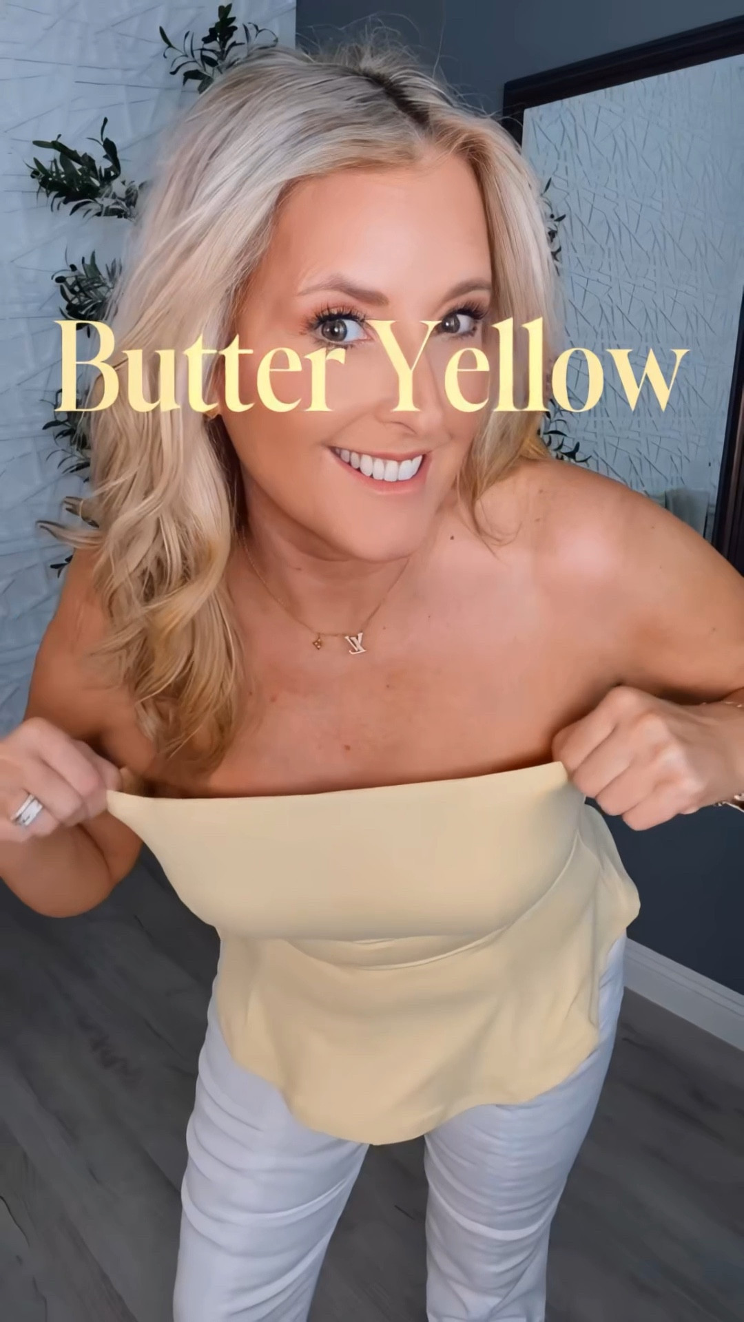 Butter yellow spring outfit 
5’4”
155lbs
Size 8 / M


#LTKMidsize #LTKootd #LTKOver40