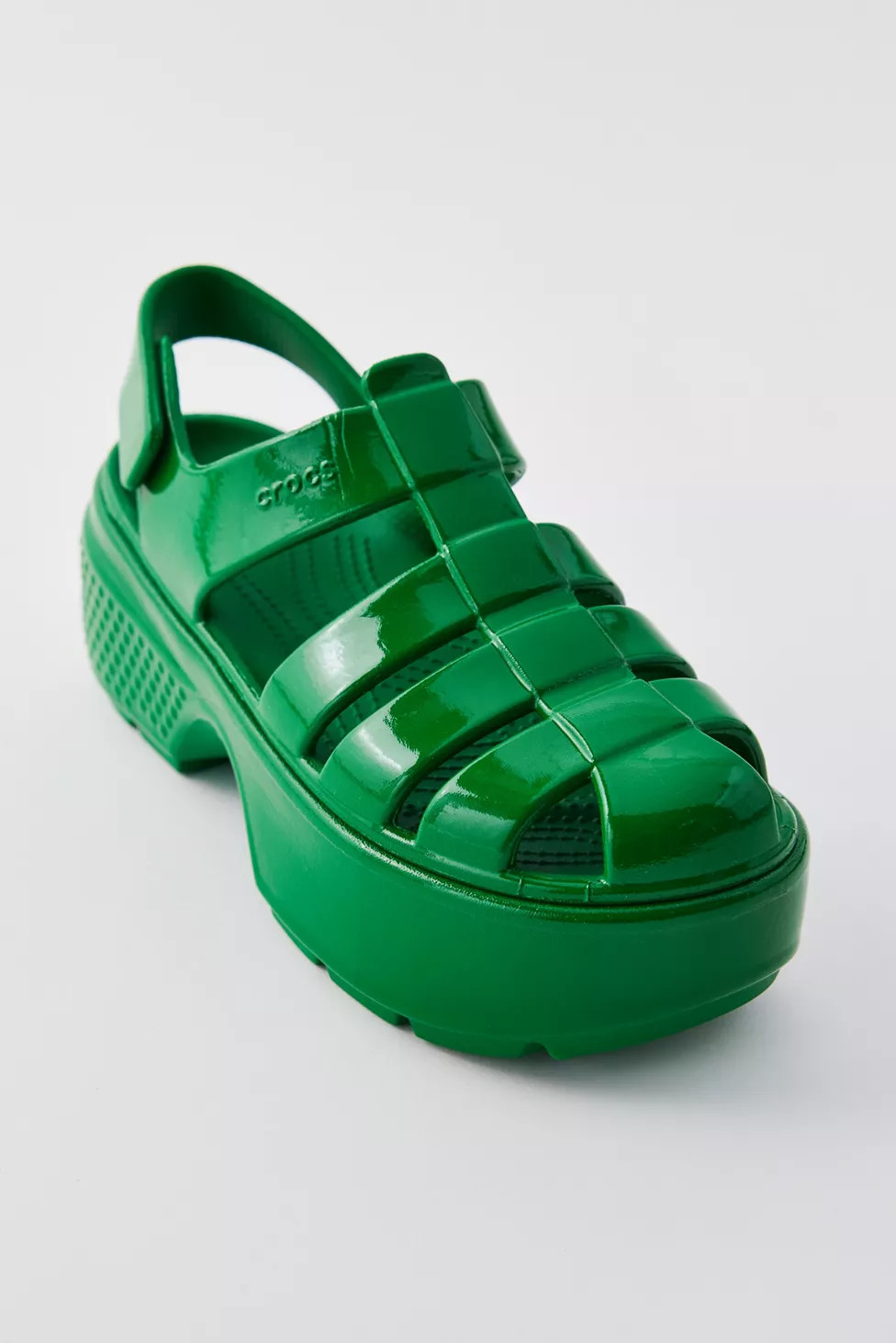 Crocs Stomp High Shine Fisherman Sandal | Urban Outfitters (US and RoW)