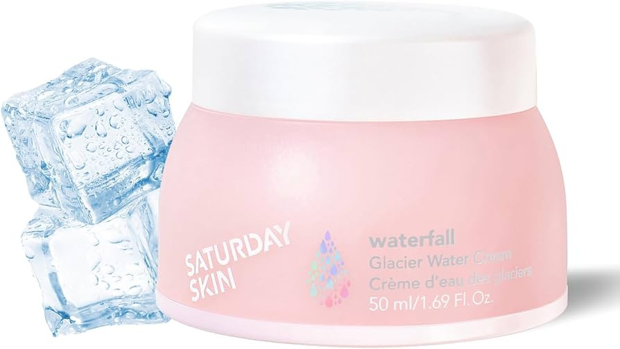 Saturday Skin Face Moisturizer Water Face Cream Natural Oil free Gel Type Cream From Alaska Glaci... | Amazon (US)