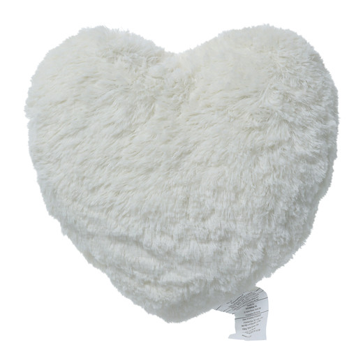 faux fur heart pillow 16in | Five Below