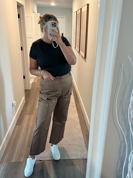 Last week of the Nordstrom Anniversary Sale! I stocked up on so many great things for fall. These cargo pants are so fun. I paired with a simple black tee and some white sneakers but you wear with boots to dress it up! 

#LTKcurves #LTKworkwear #LTKxNSale