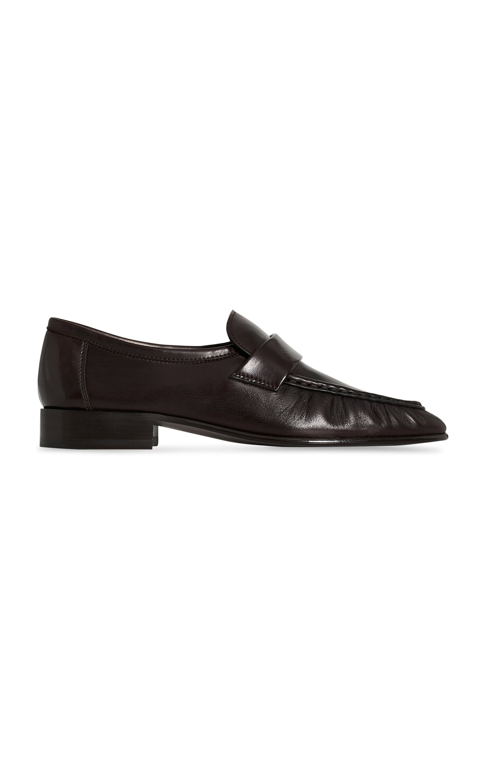 The Row Soft Leather Loafers - Moda Operandi | Moda Operandi (Global)