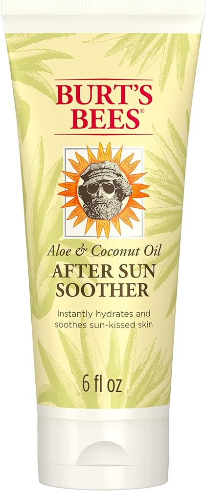 Burt's Bees After Sun Lotion with Hydrating Aloe Vera & Coconut Oil - Summer Essentials, Sunburn ... | Amazon (US)