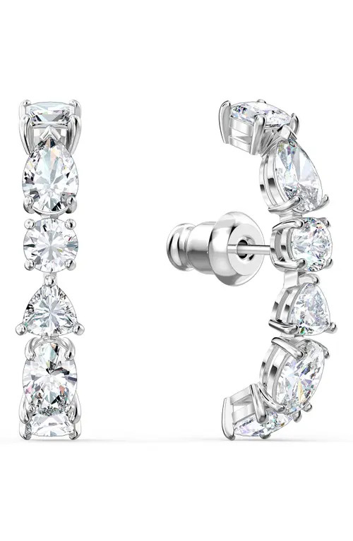 SWAROVSKI Tennis Deluxe Ear Cuffs in Silver at Nordstrom | Nordstrom