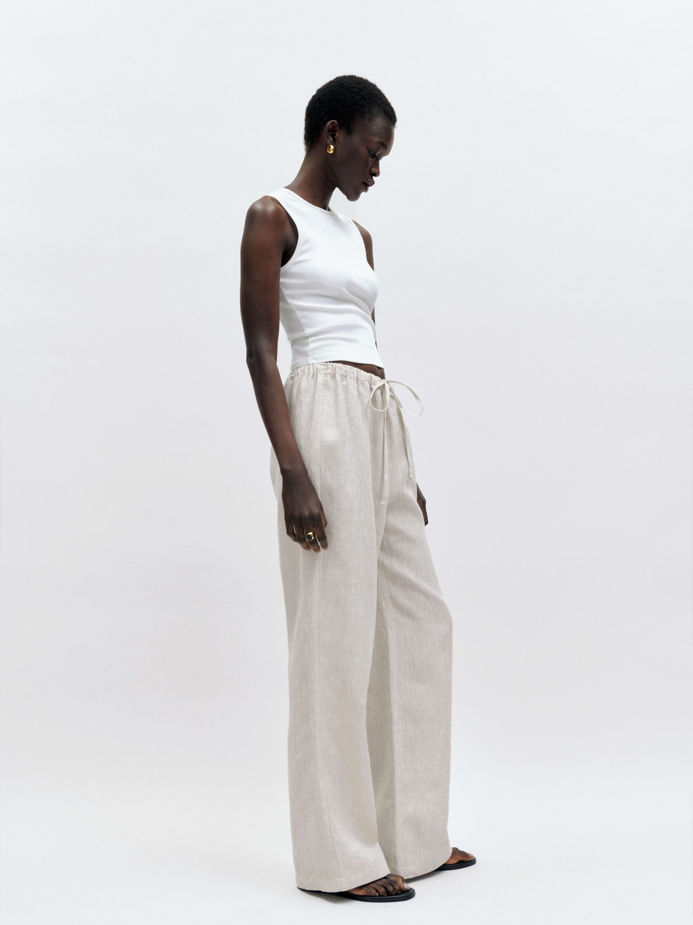 Olina Linen Pant | Reformation (Global)