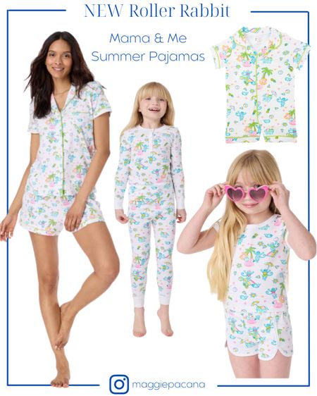 Roller rabbit, summer pajamas, kids pajamas, baby pajamas, women’s pajamas, mama and me, gift ideas

#LTKunder100 #LTKkids #LTKFind