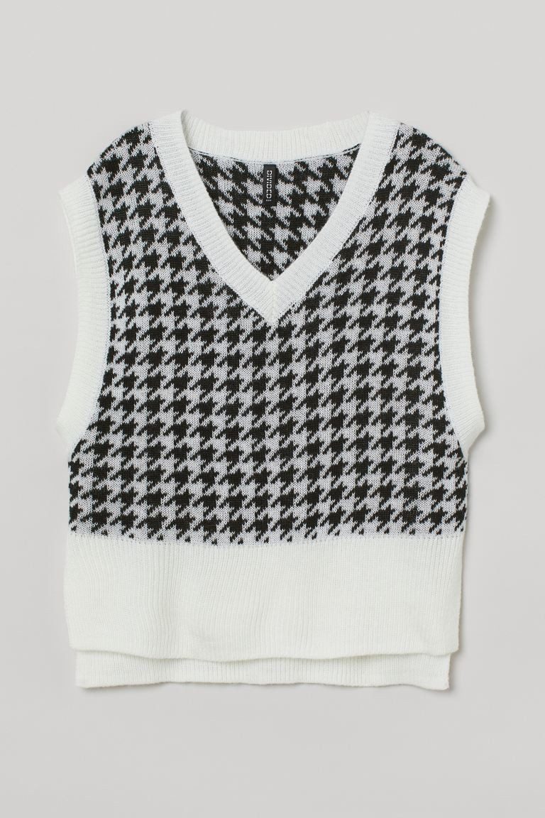 Cable-knit sweater vest | H&M (UK, MY, IN, SG, PH, TW, HK)