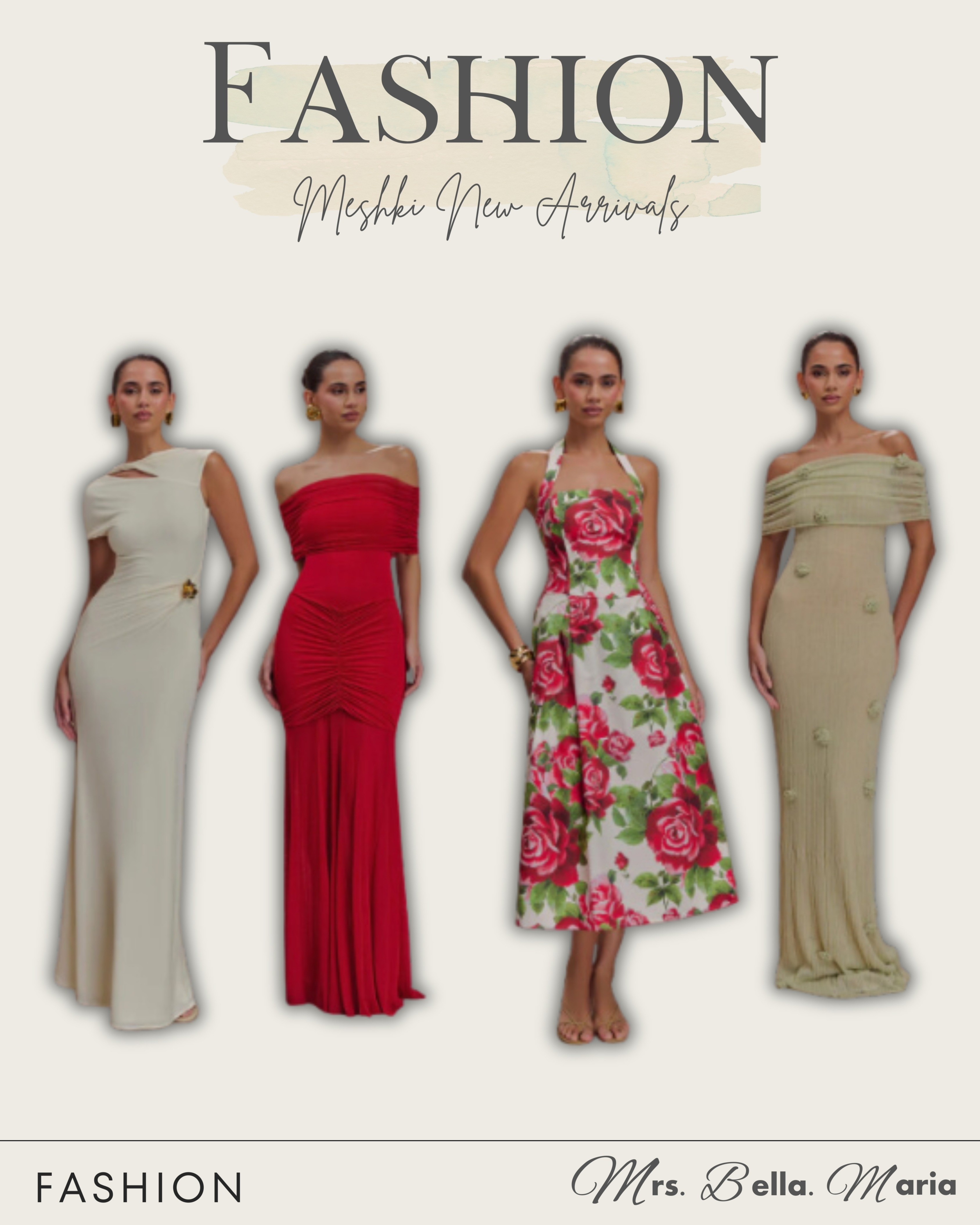 Step into the new season with Meshki's latest dress collection! From chic minis to elegant maxis, find your perfect fit. Shop now and elevate your wardrobe! #Meshki #NewArrivals #WomensDresses

#LTKSaleAlert #LTKMidsize #LTKStyleTip