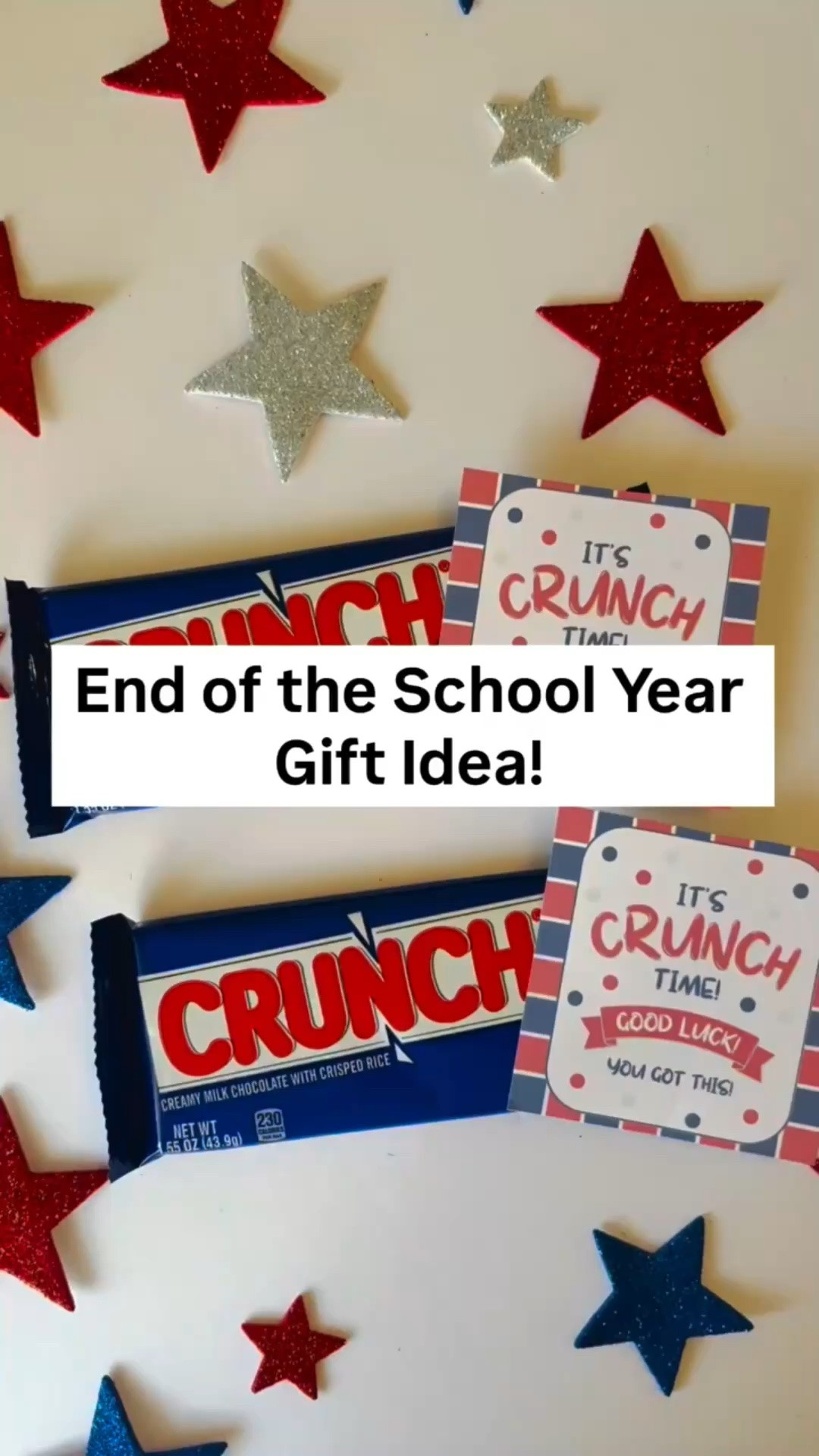 Just a little gift idea for the kiddos who are taking finals! 💙❤️ You got this! 
 Go to sprinklesofconfetti.com for the gift tag!
