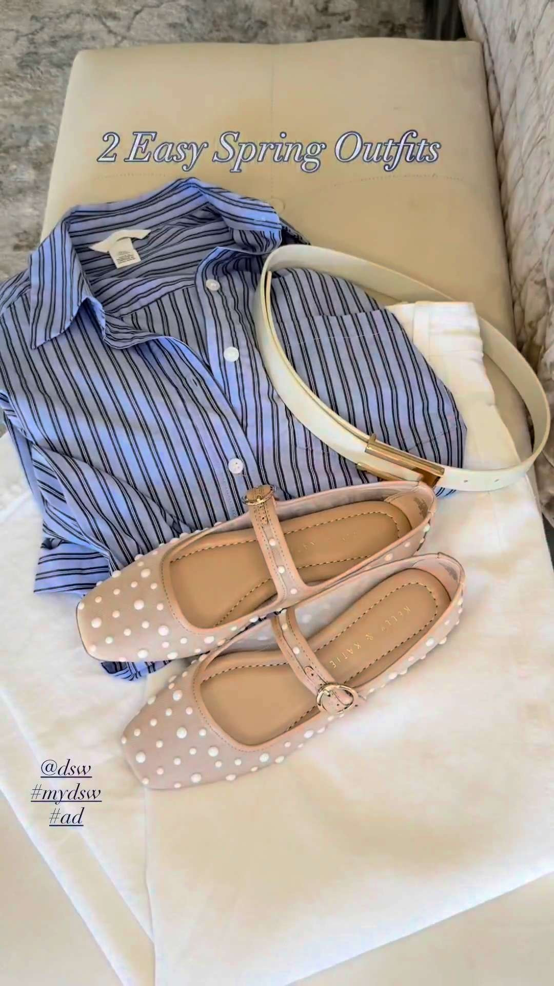 Spring outfits lately🌸 I've been loving these shoes for spring! They're the perfect addition to my wardrobe and go with so many of my everyday outfits. These are two simple ways I've been styling them with my white jeans. 

Both pairs are from DSW, and they are currently offering 25% off select styles for their spring promotion. 

@dsw 

 #mydsw #ad