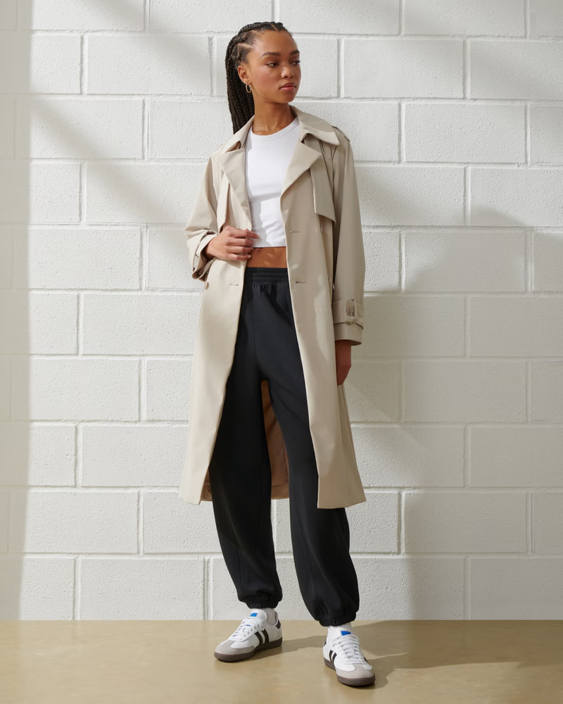Women's YPB Trench Coat | Women's New Arrivals | Abercrombie.com | Abercrombie & Fitch (US)