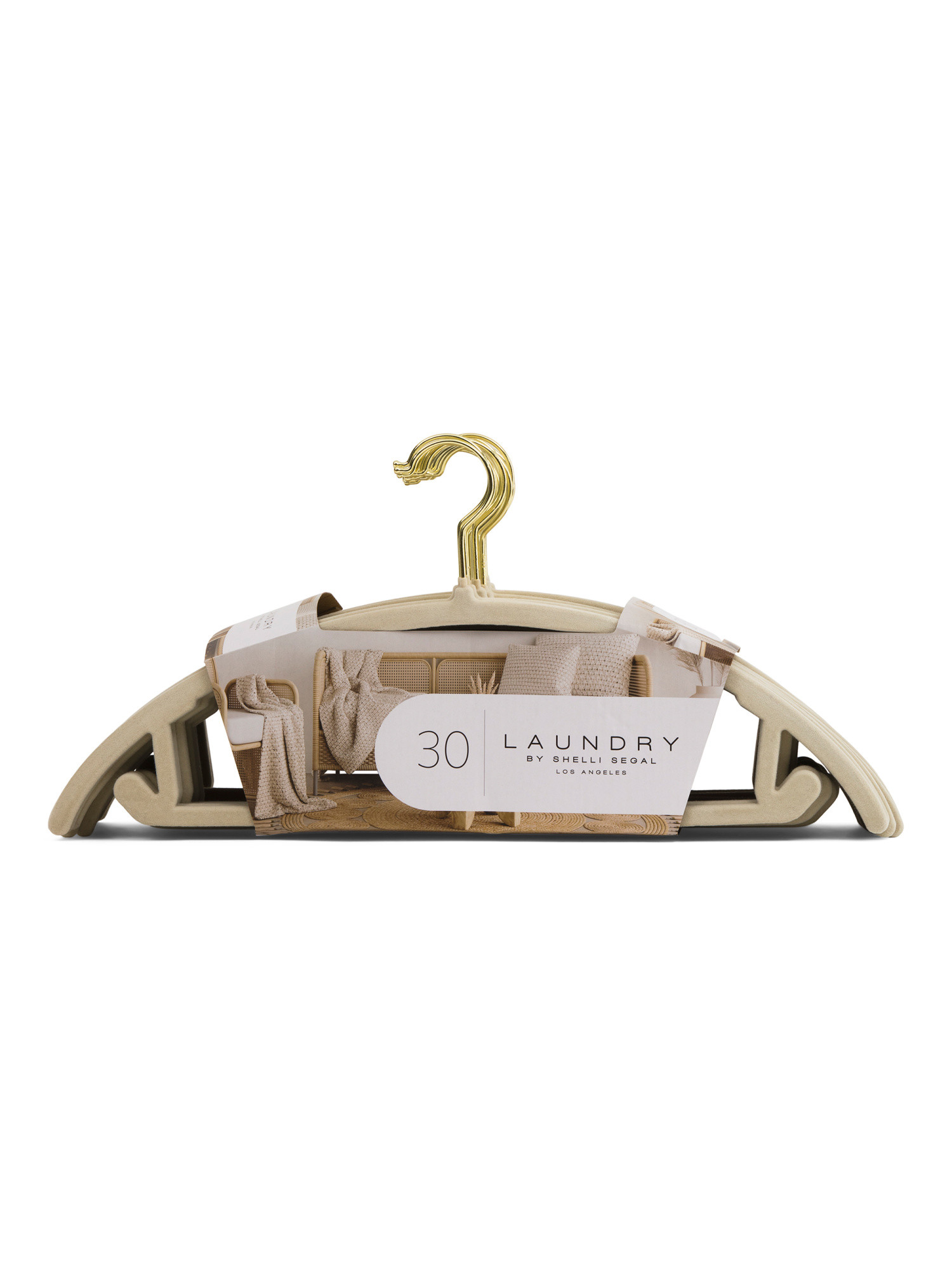30pk Flocked Hangers | TJ Maxx