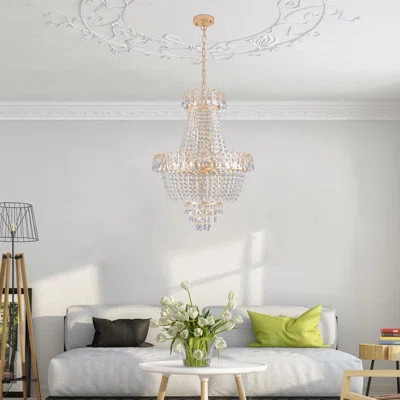 Crystal Chandeliers,Large Contemporary Luxury Ceiling Lighting | Wayfair North America
