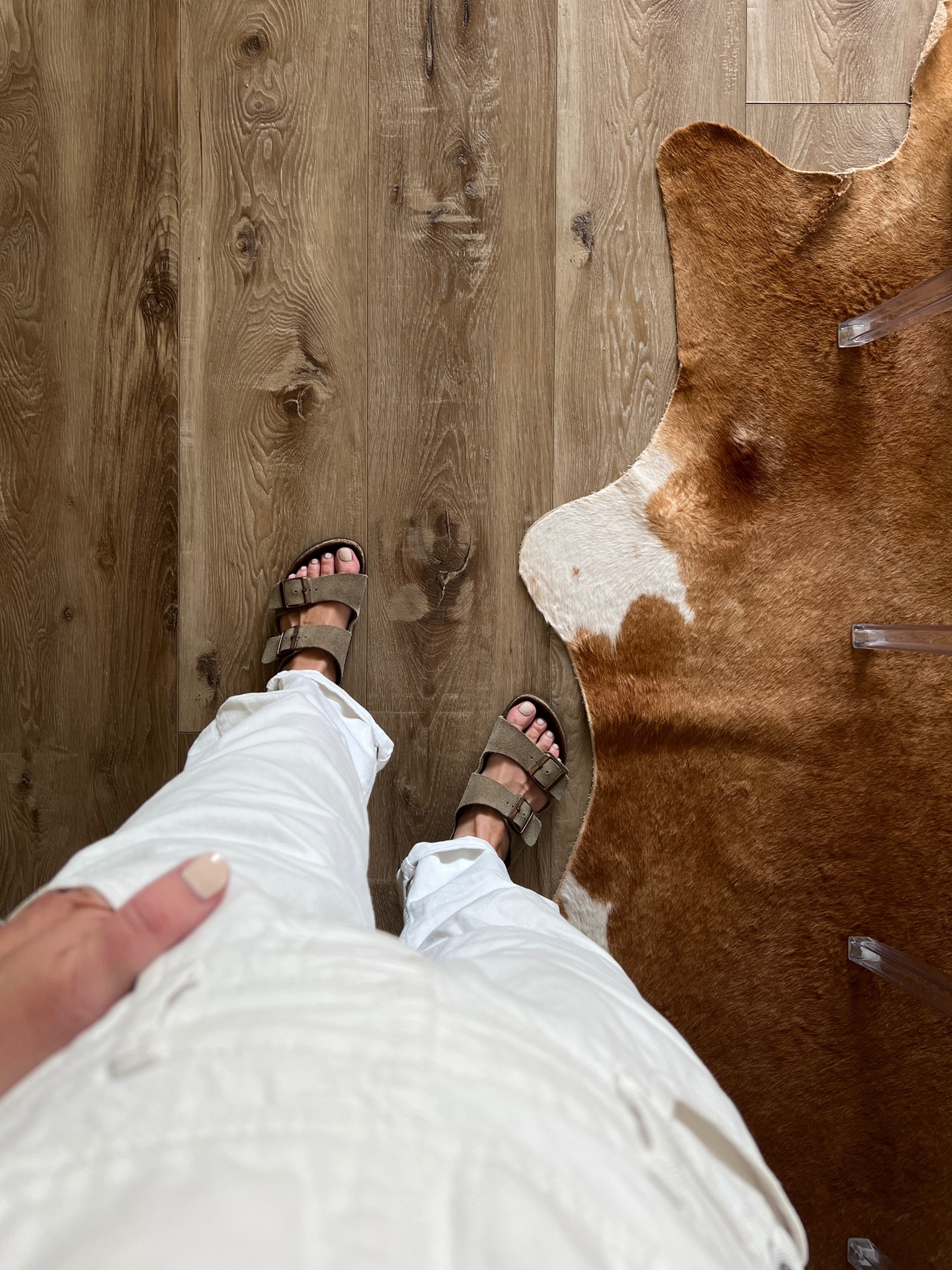 All white outfit. Overalls and Birkenstocks. Maternity outfit. 

#LTKFindsUnder100 #LTKBump