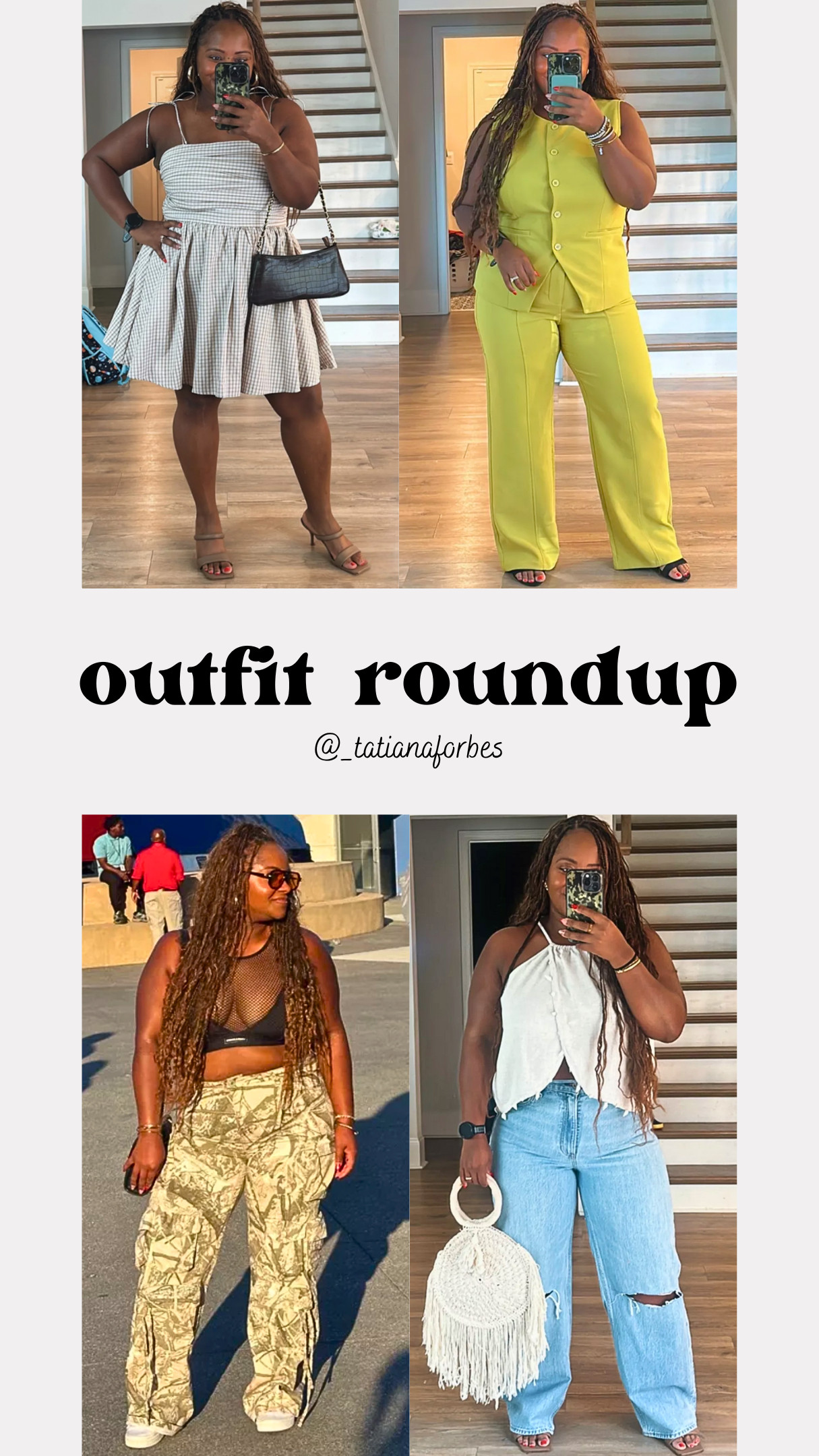 My weekly outfit roundup! 

From an easy dress outfit to a fun concert look, classic jeans outfit, and a polished workwear fit, here’s everything I've been wearing on repeat.

Linking the exact pieces so you can shop her my everyday-to-event style.” 

 #LTKMidsize #LTKPetite #LTKStyleTip
