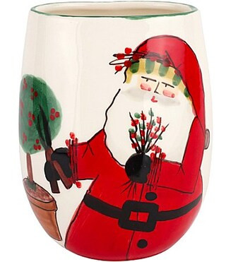 VIETRI Old St. Nick Small Vase | Dillard's