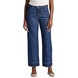 Jag Jeans Women's Sophia High Rise Wide Leg Jeans, Berry Blue, 2 | Amazon (US)