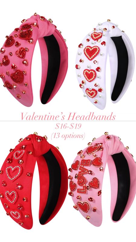 Valentines Headbands $16-$19 (13 options)

#LTKGiftGuide #LTKparties #LTKSeasonal