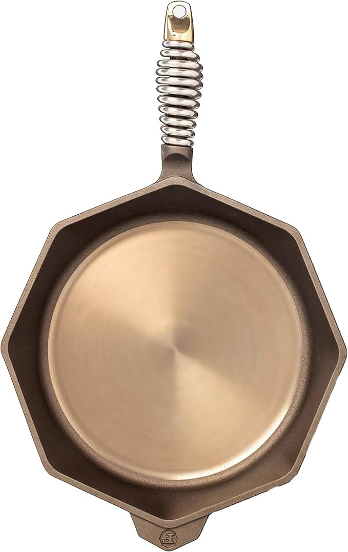 FINEX 12" Cast Iron Skillet, Modern Heirloom, Handcrafted in The USA, Pre-Seasoned with Organic F... | Amazon (US)