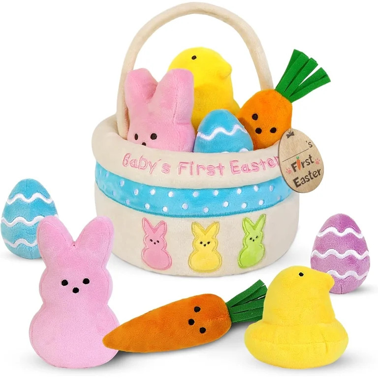 JEWLALO My First Easter Basket Stuffers for Babies, 6PCS Personalized Baby's First Easter Basket ... | Walmart (US)