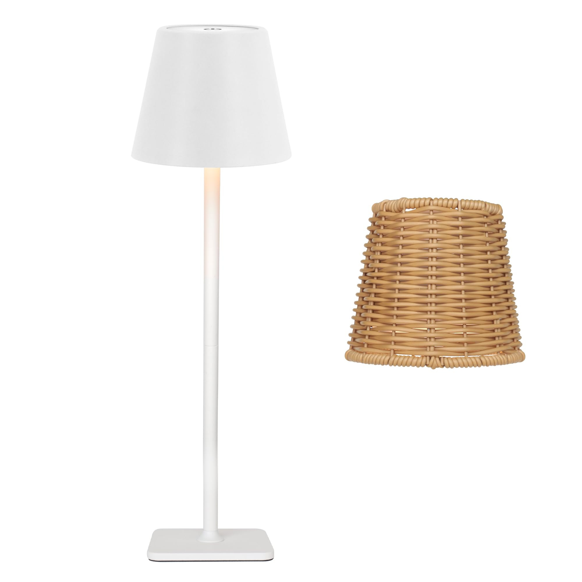 Mr. White Outdoor Waterproof Cordless Wireless Rechargeable Portable Top Touch Battery Operated P... | Amazon (US)