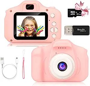 Kids Camera for Boys and Girls, Digital Camera Toy Gifts Ideas for Birthday and Christmas,Recharg... | Amazon (US)
