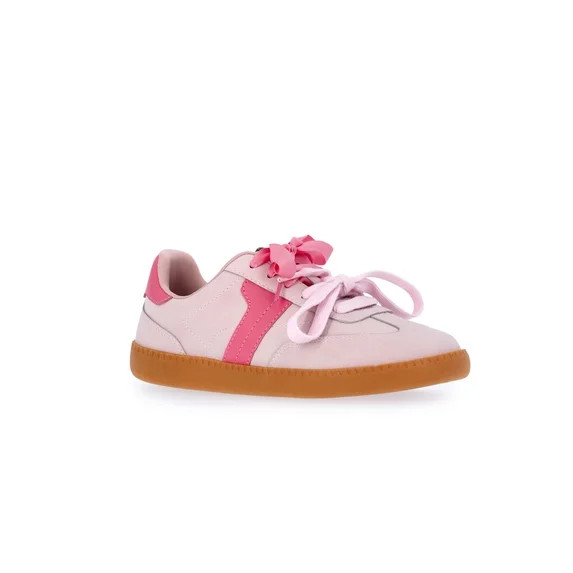 Wonder Nation Little and Big Girls Casual Soccer Sneakers | Walmart (US)