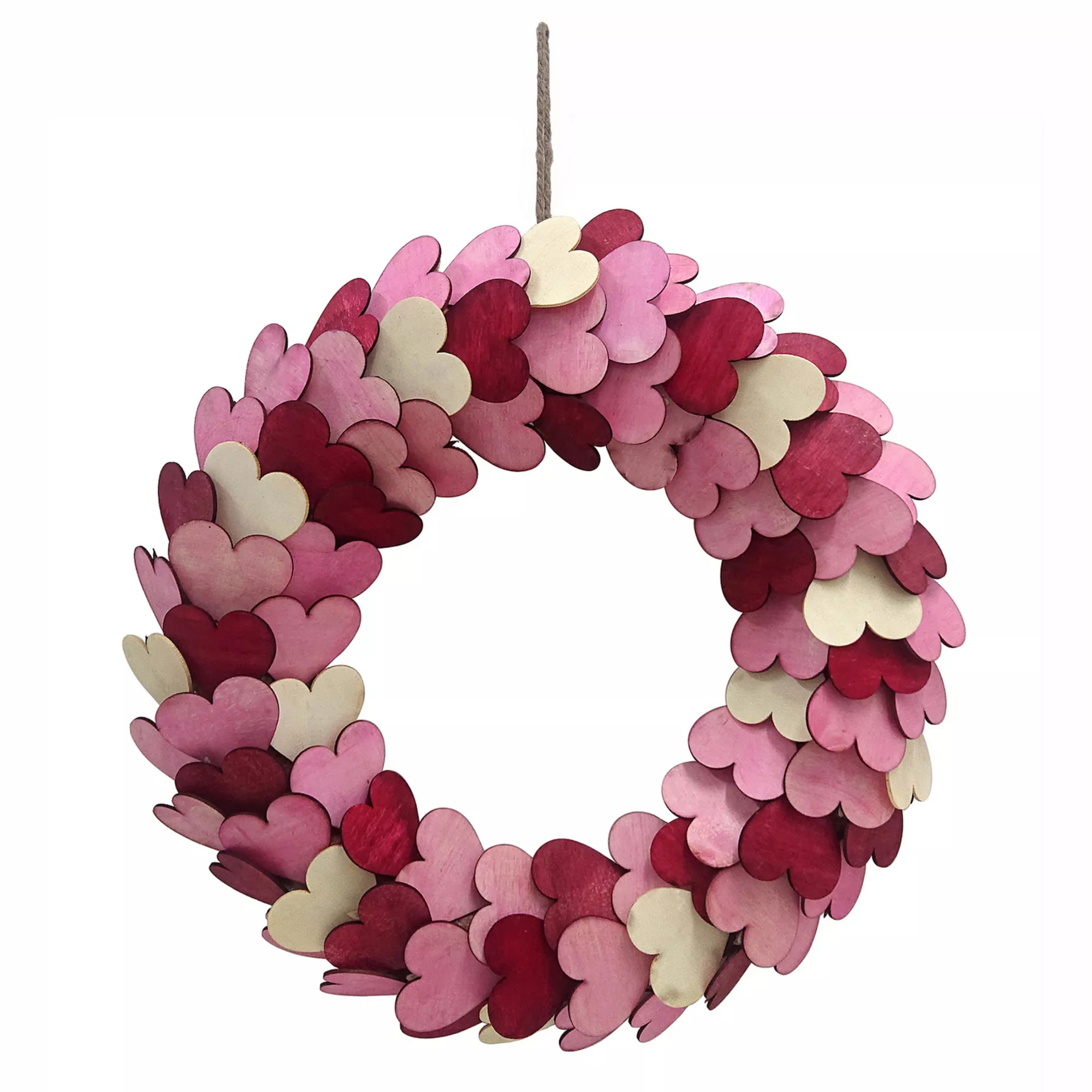 Celebrate Together Valentine's Day Wood Heart Round Wreath | Kohl's