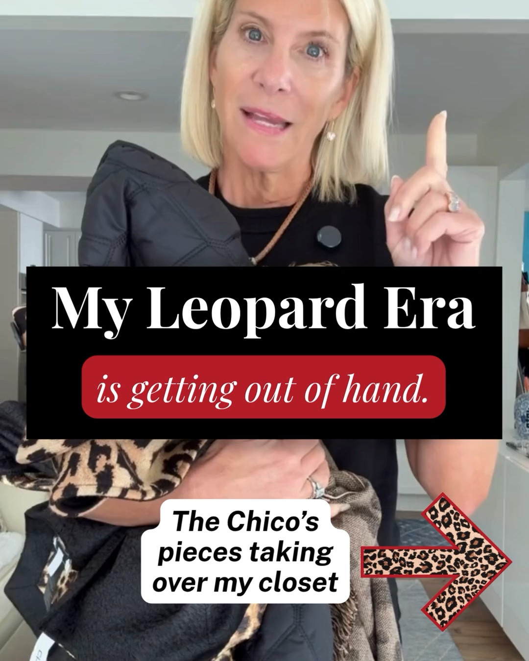 Apparently leopard is my neutral now. I went a little wild with this haul — cozy sweaters, a lightweight quilted jacket, and a polished blazer — and they all turned out even better than I expected. Easy statement pieces that make the simplest outfit feel way more fun. @lovechicos #chicospartner