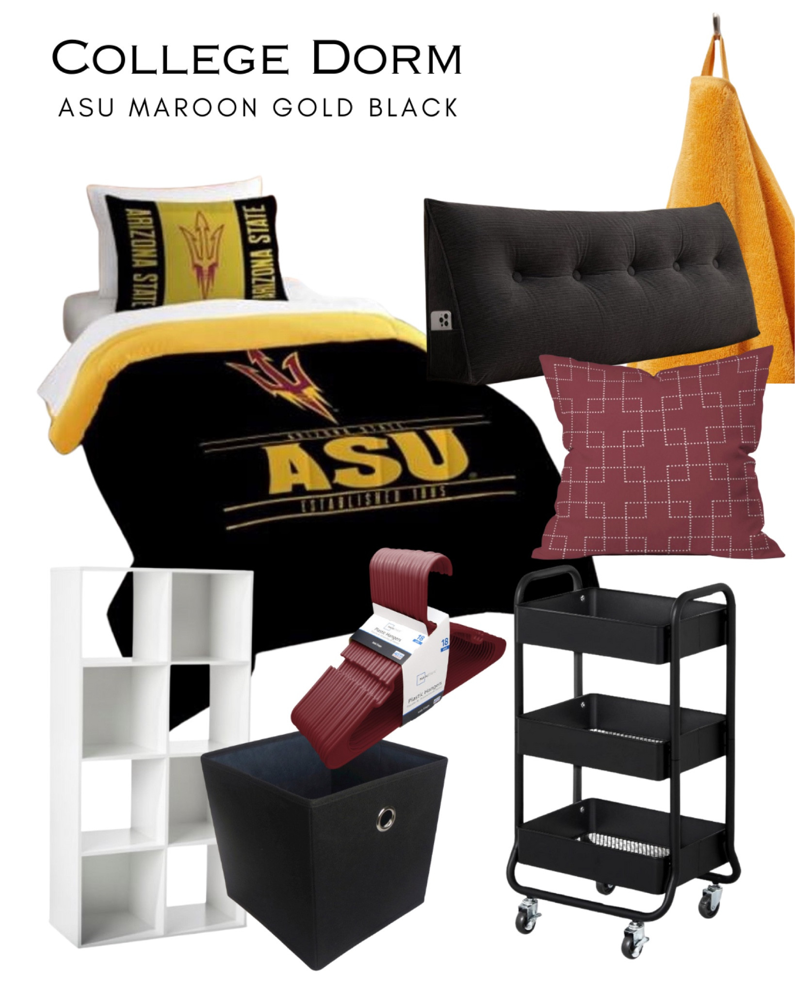 College dorm room inspiration: Arizona State University (ASU)

#dormdecor #collegedorm 