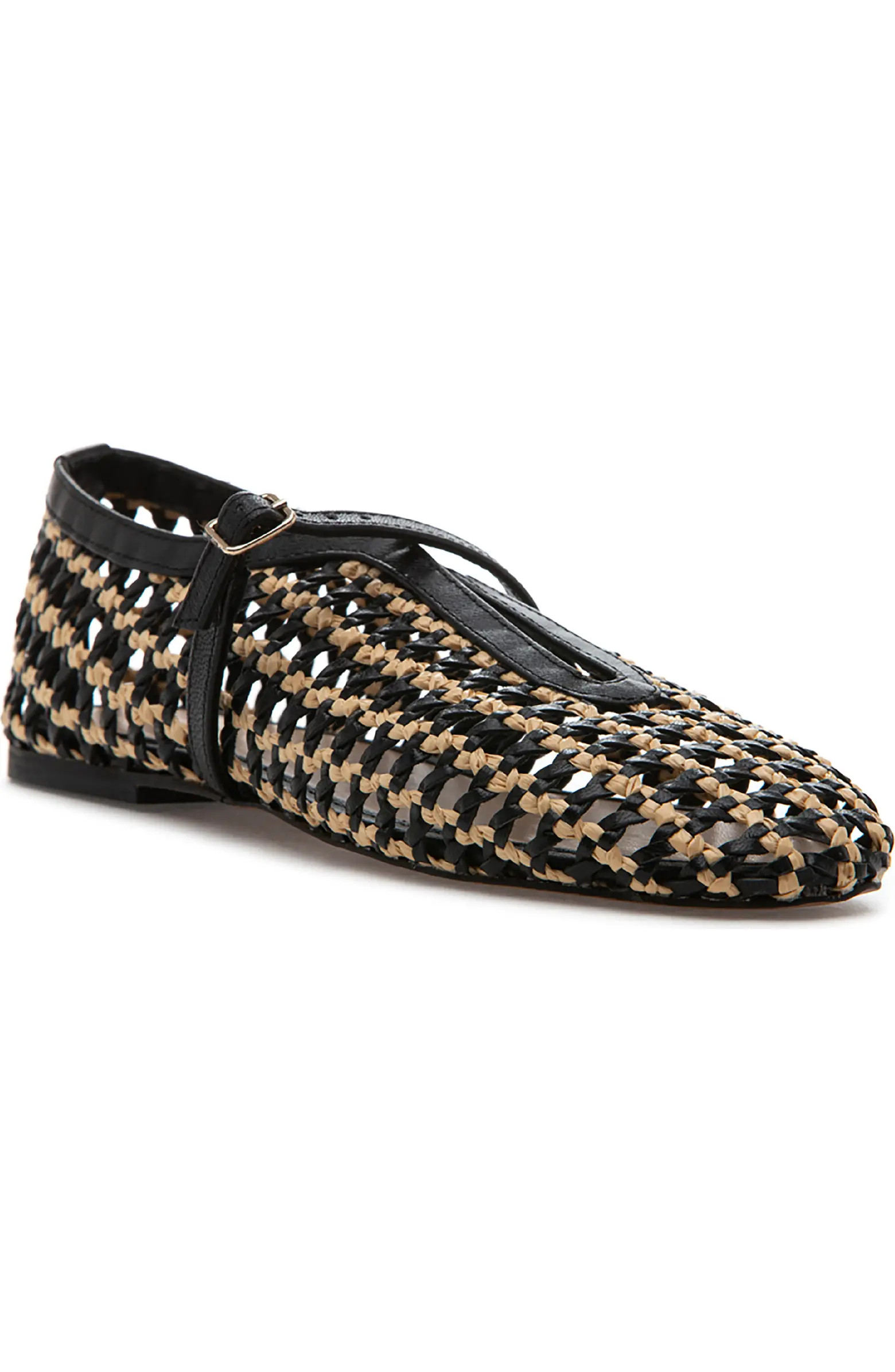 Izabel Woven Raffia Ballet Flat (Women) | Nordstrom