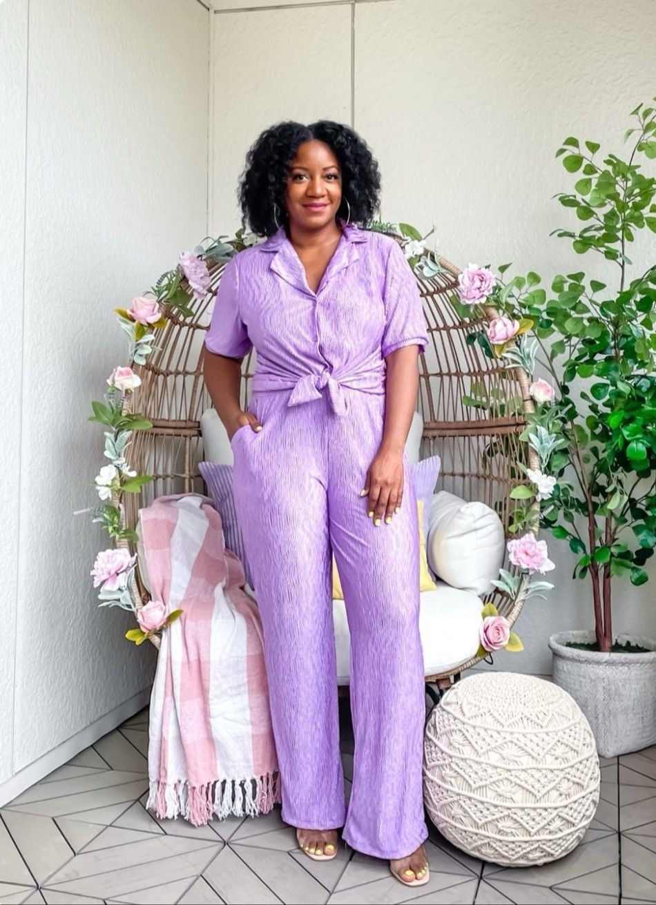 This lavender plissé set is the definition of effortless style. 💜It’s the kind of outfit you can wear to brunch, on vacation, or even dress up for dinner with heels and jewelry. It runs TTS and I'm wearing a L


lavender plisse set / purple plisse outfit / plisse two piece set / textured plisse set / wide leg plisse pants / plisse co ord set / purple matching set women / chic lounge set outfit / spring matching set outfit / vacation outfit set women / comfortable stylish outfit / casual chic two piece set / relaxed fit matching set / plisse pants set women / effortless style outfit / midsize fashion outfit / elegant casual outfit / trendy two piece set

#LTKootd #LTKSeasonal #LTKMidsize