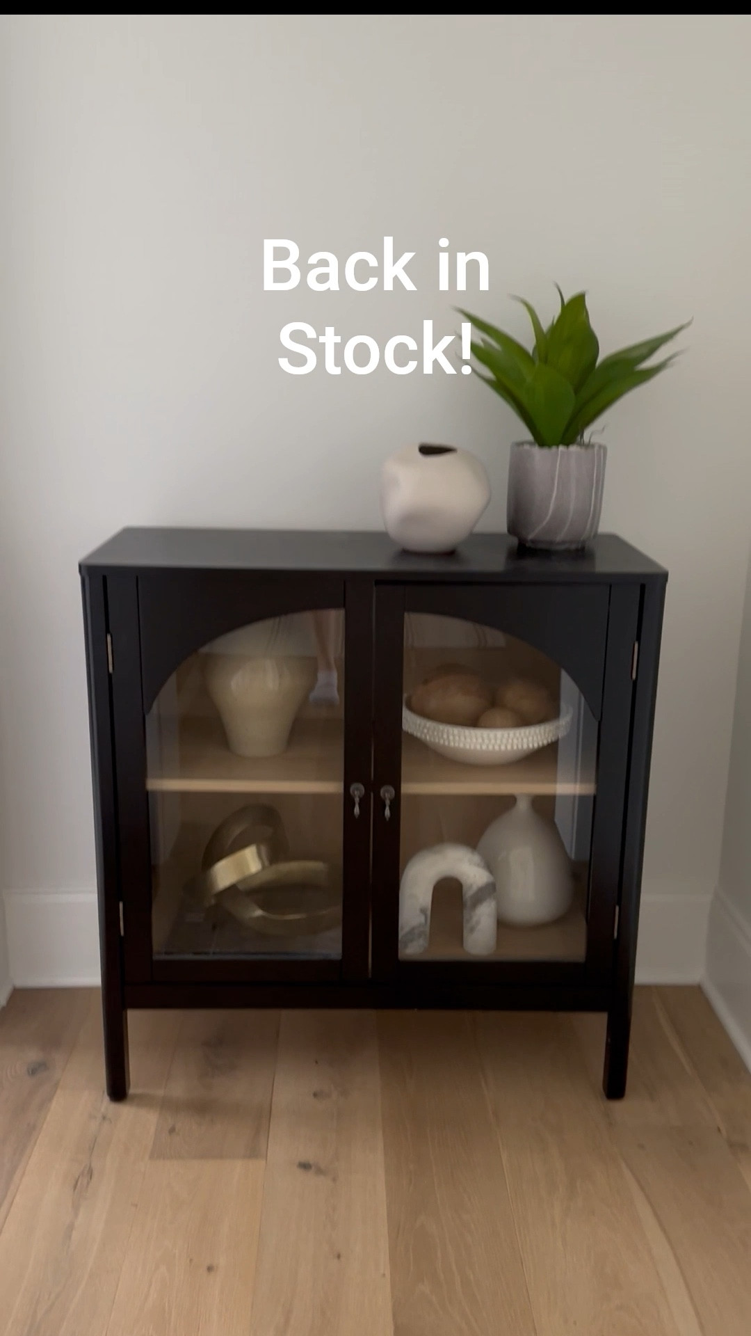 BACK IN STOCK! this arched door cabinet is perfect in an alcove, entryway, or beside a bed. I have also pushed two together for the look of a longer console cabinet/sideboard 

Target furniture 
Home finds
Living room
Cabinets


#LTKHome #LTKFindsUnder100 #LTKWatchNow