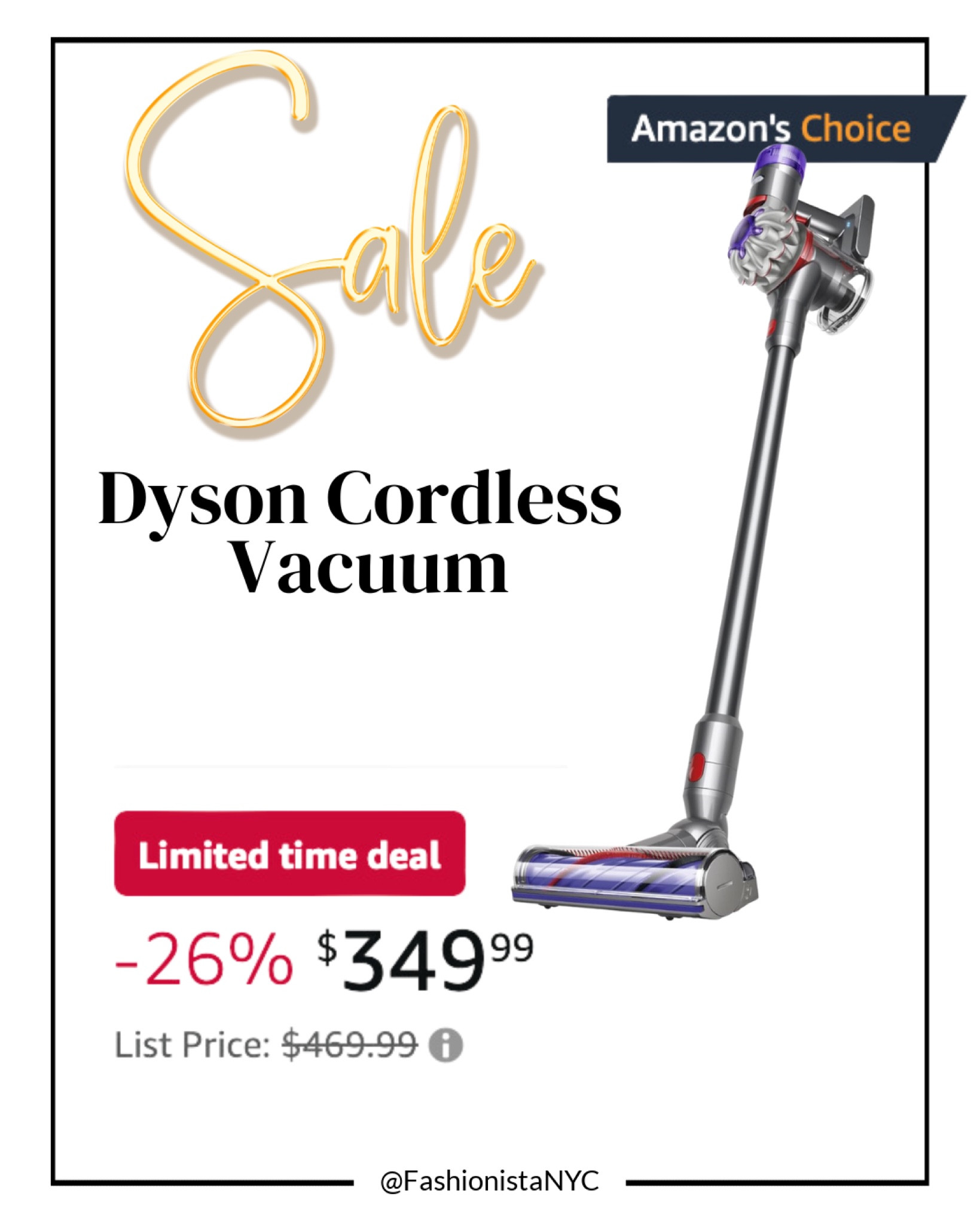 SALE on DYSON Cordless Vacuum!!
Home - Amazon Find - Amazon- Deals 

Follow my shop @fashionistanyc on the @shop.LTK app to shop this post and get my exclusive app-only content!

#liketkit #LTKHome #LTKSaleAlert #LTKFamily
@shop.ltk
https://liketk.it/4Pax0