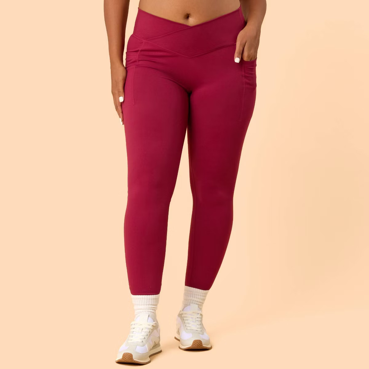Blogilates Women's Crisscross High-Rise Leggings | Target
