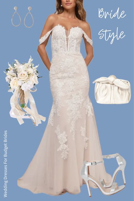 Magical wedding day outfit for the bride to be on a budget.

#weddingdress #fauxflowers #silverheels #whitedresses #bridalaccessories

#LTKWedding #LTKStyleTip #LTKSeasonal