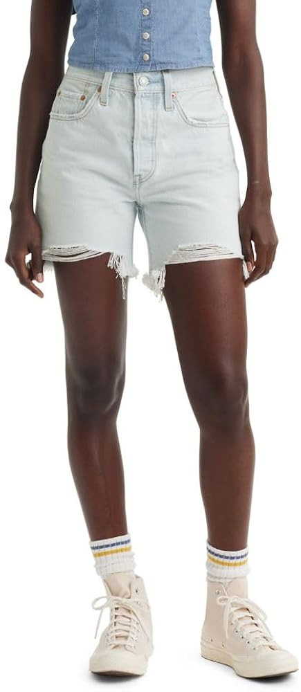 Levi's Women's 501 Mid Thigh Short | Amazon (US)