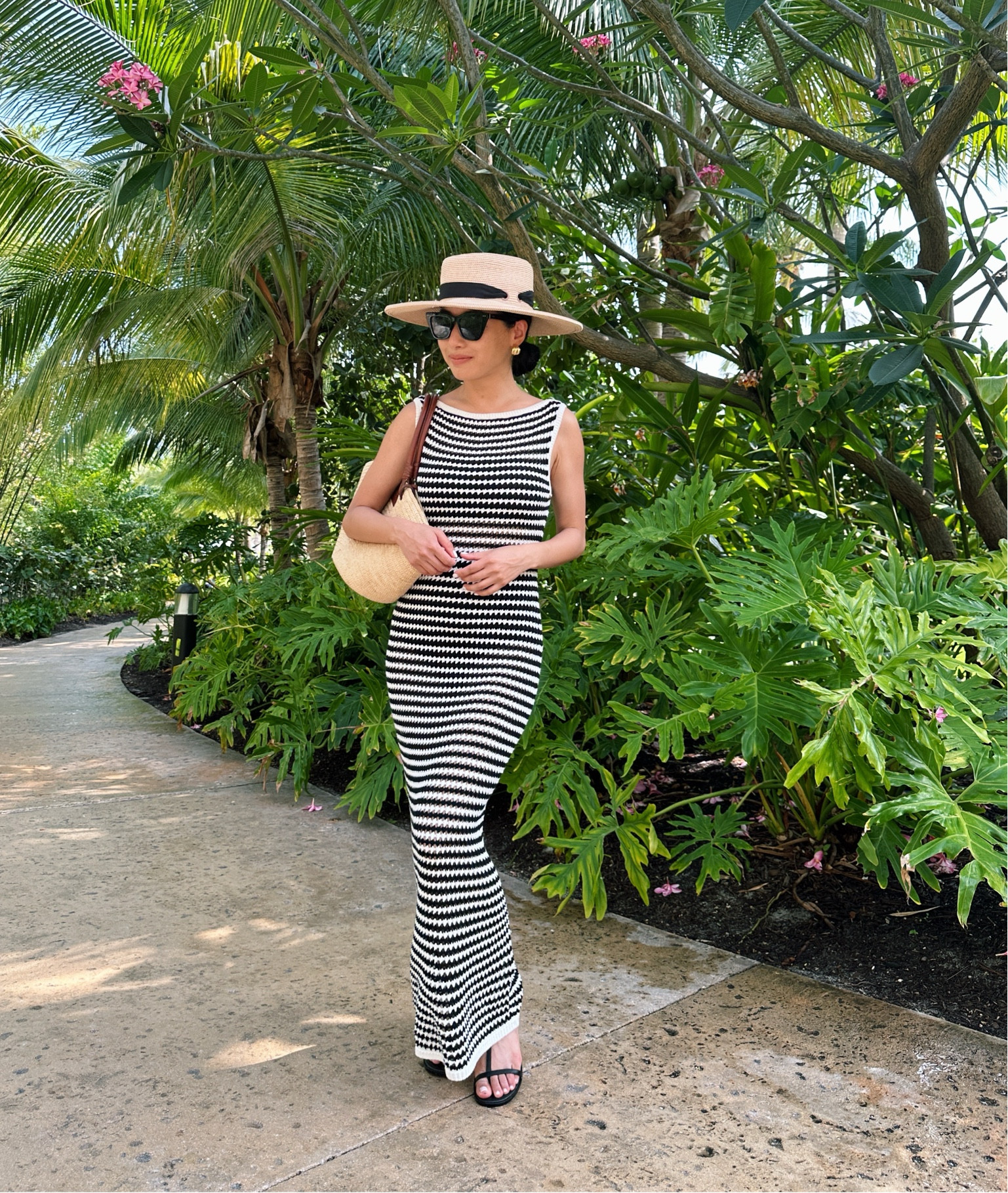 Such a chic cover up dress! Also linked super cute cover up pants that come in petites (I like Xs Short in the pants so it’s not too snug )

• Abercrombie cover up dress xxs - ankle length on me and petite friendly in this size! 

I also tried on the simialr nordstorm lovesppela dress linked and it’s cute! More midi length , closer knit and not crochet 

• J.Crew tummy flattering ultra high rise black bikini - xxs bottoms , xs top 

• Madewell strappy flat sandals - I wear 5-5.5 and the 5.5 fits best, so comfy without breaking in needed for me! Just note the front strap runs narrow 

#LTKSwim

#LTKtravel #LTKSeasonal #LTKfindsunder100