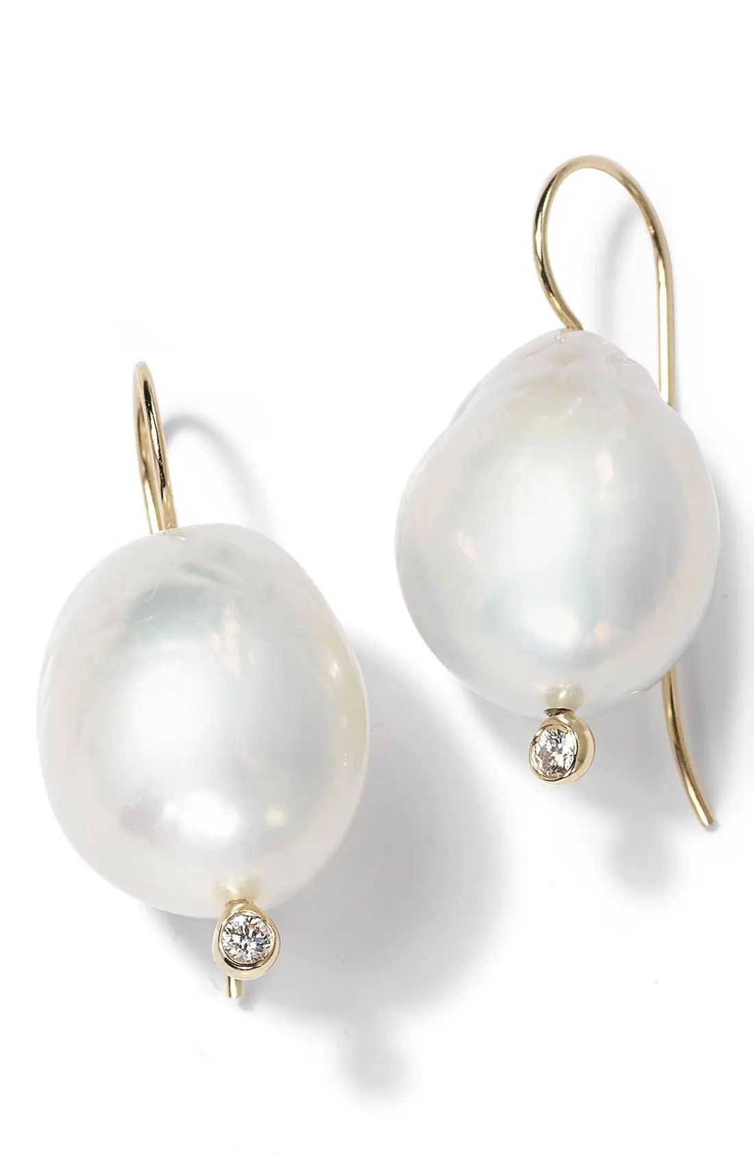 Mizuki Large Baroque Pearl Drop Earrings | Nordstrom