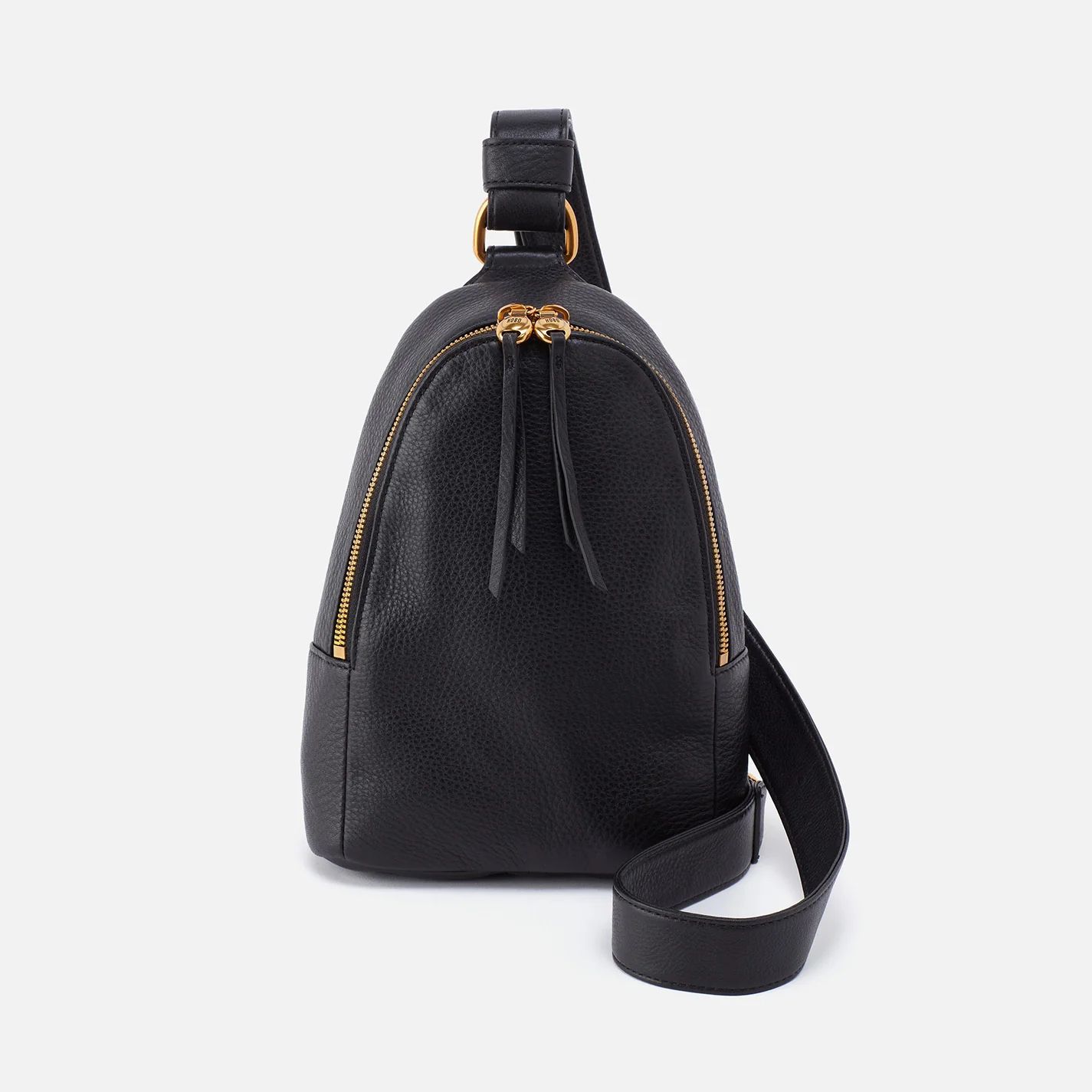 Fern Sling In Pebbled Leather - Black | HOBO Bags