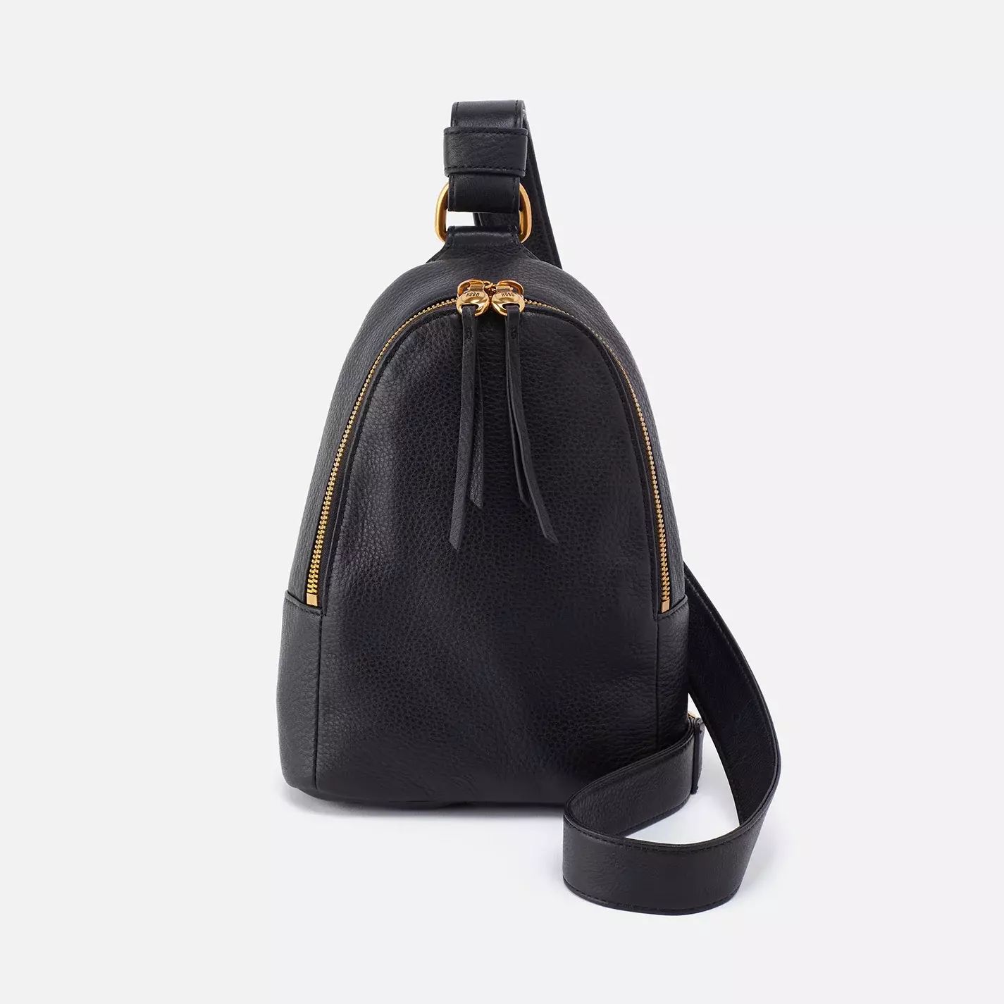 Fern Sling in Pebbled Leather - Black | HOBO Bags