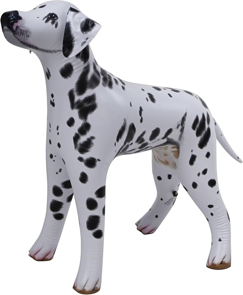 Jet Creations 39" L Inflatable Dalmatian Dog Black White Lifelike BlowUp Stuffed Animal Puppy Pet... | Amazon (US)