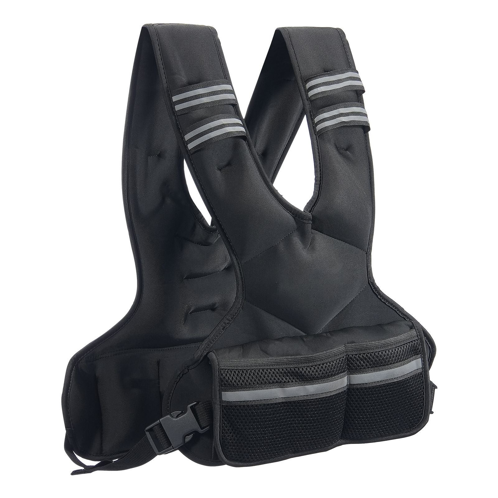 Adjustable Weighted Vest, 11-20lb Weight Vest with 6 Ironsand Weights and Reflective Stripe, Body Weight Vest Exercise Set for Men Women, Workout Equipment for Strength Training Running Jogging | Shop Simon