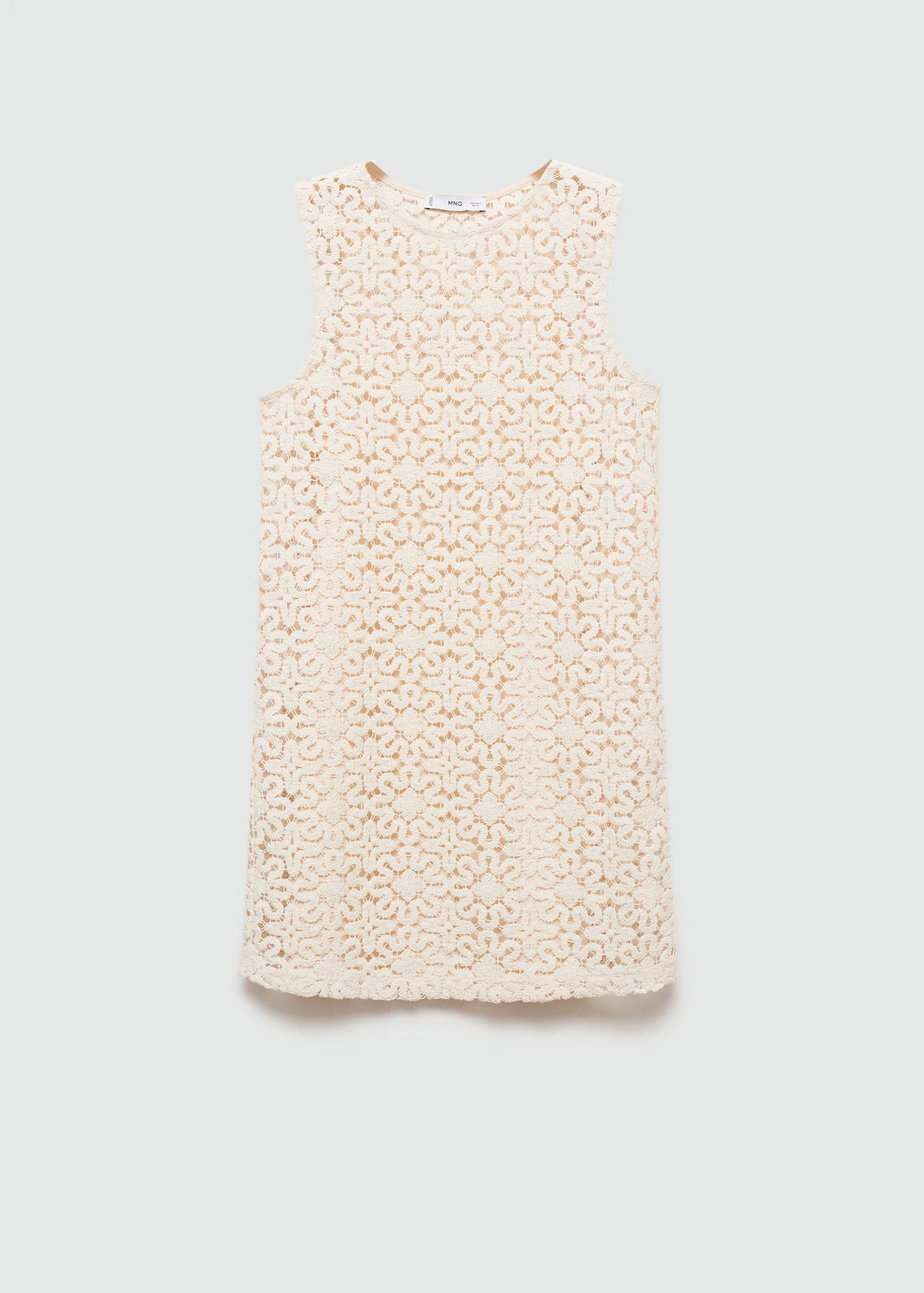 Floral crochet dress | MANGO (US)