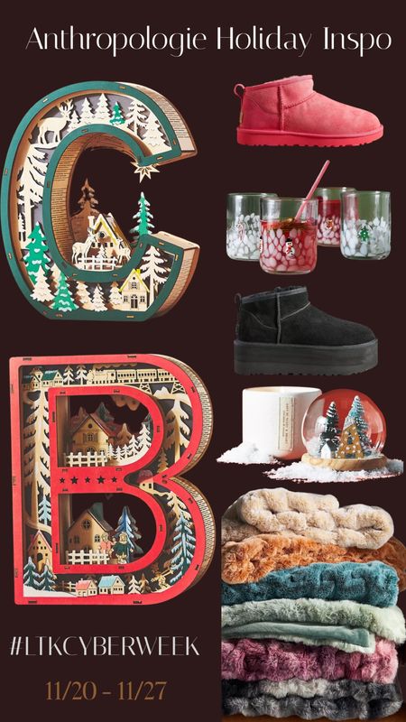 Don’t miss out on LTK Cyber Week especially when it comes to anything holiday home decor from Anthropologie such as, gift guides, stocking stuffers, gifts for the host, Friendsgiving etc! 

#LTKHoliday #LTKCyberWeek #LTKGiftGuide