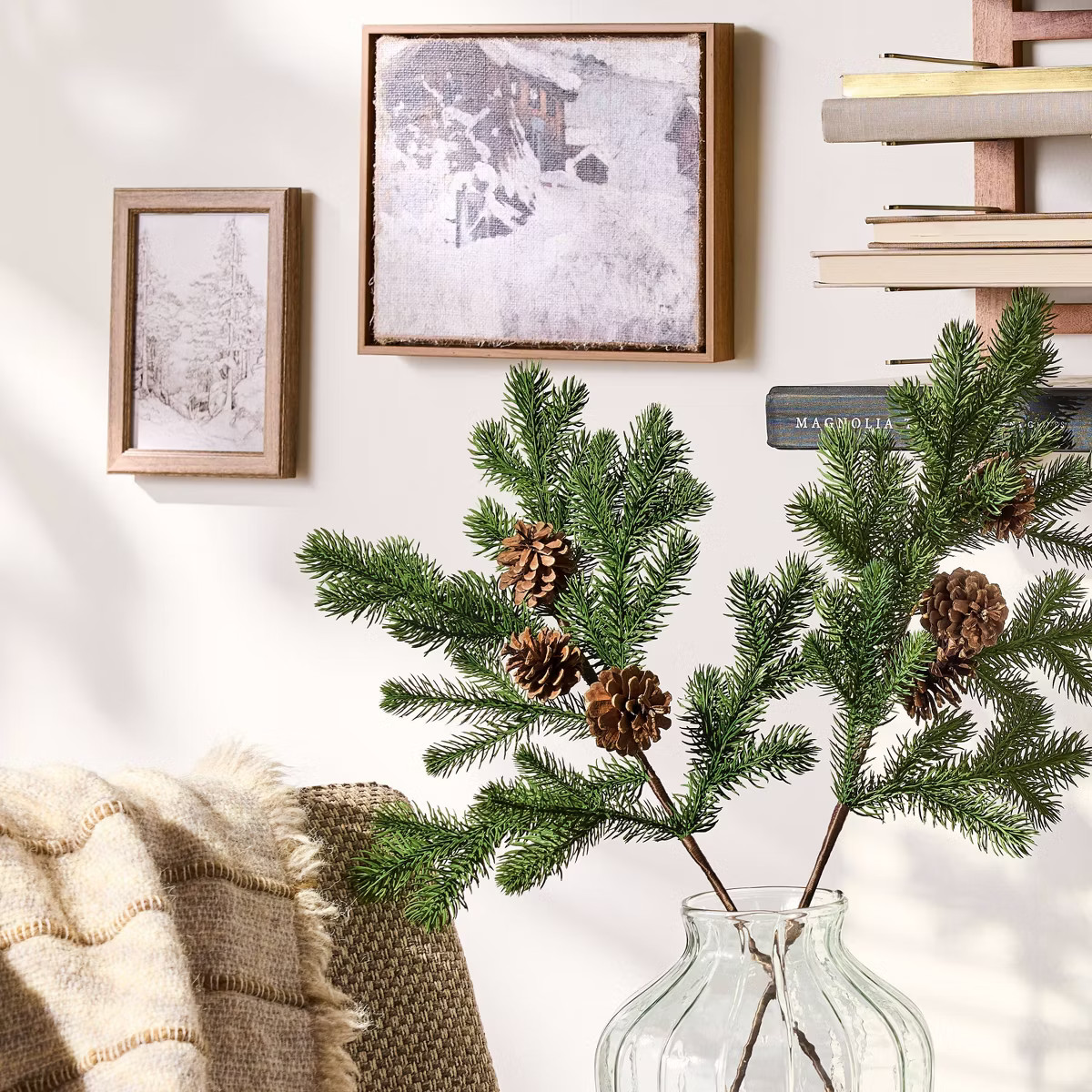 6"x8" Sketched Tree Framed Wall Art - Hearth & Hand™ with Magnolia | Target